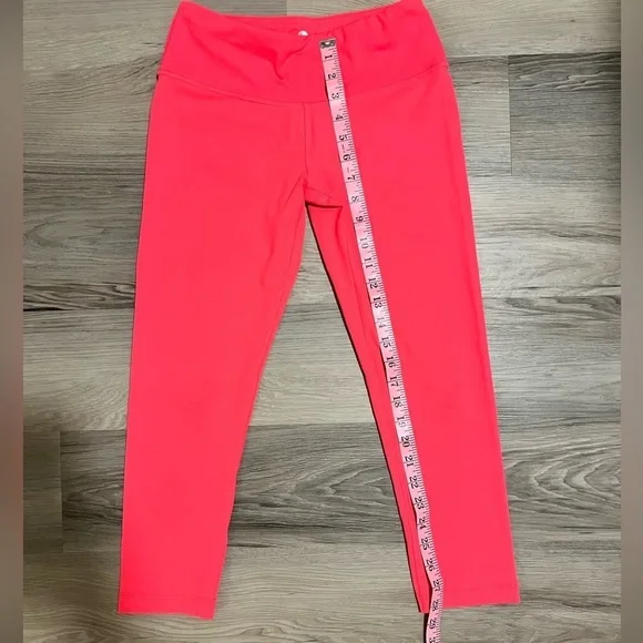 90 Degree by Reflex Bright Coral Workout Leggings - Size Small - Picture 5 of 5